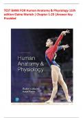 TEST BANK FOR Human Anatomy & Physiology 11th Edition Elaine Marieb