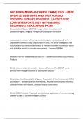 GFC FUNDAMENTALS COURSE EXAM&vert;&vert; 2025 LATELY UPDATED QUESTIONS AND 100&percnt; CORRECT ANSWERS ALREADY GRADED A&plus;&vert;&vert; LATEST AND COMPLETE UPDATE 2025 WITH VERIFIED SOLUTIONS&vert;&vert; GUARANTEED PASS&excl;&excl;