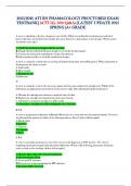 2025&sol;2026 ATI RN PHAMACOLOGY PROCTORED EXAM TESTBANK&vert;ACTUAL 500&plus;Qs&As&vert;LATEST UPDATE 2025 SPRING&vert;A&plus; GRADE