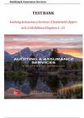 AUDITING ASSURANCE SERVICES