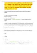 NURSING PROCESS NCLEX QUESTIONS COMPREHENSIVE SET FOR FUNDAMENTALS OF NURSING CLASS EXAM QUESTIONS AND ANSWERS LATEST UPDATED 2024&sol;2025 A COMPLETE EXAM SOLUTION ALL ANSWERS 100&percnt; CORRECT DETAILED BEST GRADED A&plus; FOR PASS
