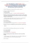2025 ASE BRAKES A5 TEST EXAM 1&comma; 2 & 3 ACTUAL 250 EXAM QUESTIONS WITH CORRECT DETAILED AND VERIFIED ANSWERS WITH RATIONALES&vert;PASS GUARANTEE