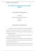 WGU D186 Task 1 &vert;Latest Update with Complete Solution