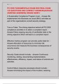 PCI DSS FUNDAMENTALS EXAM 2025 REAL EXAM  120 QUESTIONS AND CORRECT ANSWERS&vert;AGRADE  &lpar;VERIFIED ANSWERS&rpar;&sol; BRAND NEW&excl;&excl;&excl;