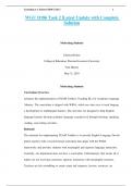 WGU D186 Task 2 &vert;Latest Update with Complete Solution