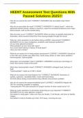 HEENT Assessment Test Questions With Passed Solutions 2025&excl;&excl;&excl;