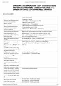 CANADIAN ATPL &lpar;SARON&rpar; CORE EXAM 2025 &vert; 588 QUESTIONS  AND CORRECT ANSWERS &vert; ALREADY GRADED A&plus; &vert;  LATEST EDITION &vert; EXPERT VERIFIED ANSWERS 