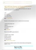 ASET CNIM Exam Questions with Detailed Verified Answers  &lpar;100&percnt; Correct Answers&rpar; &sol;Already Graded A&plus;