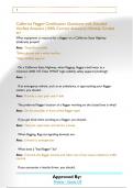 California Flagger Certification Questions with Detailed  Verified Answers &lpar;100&percnt; Correct Answers&rpar; &sol;Already Graded  A&plus;