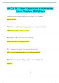 SACA 201 Silver Questions and Answers  Latest Version 100&percnt; Pass
