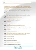 Development Across the Lifespan - Test 1 Questions with  Detailed Verified Answers &lpar;100&percnt; Correct Answers&rpar; &sol;Already  Graded A&plus;