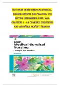 TEST BANK DEWIT'S MEDICAL-SURGICAL NURSING&comma;CONCEPTS AND PRACTICE&comma; 4TH EDITION &lpar;STROMBERG&comma; 2025&rpar; ALL CHAPTERS 1 - 49 COVERED QUESTIONS AND ANSWERS NEWEST VERSION&period;