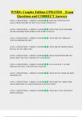 WNRS&colon; Couples Edition UPDATED    Exam   Questions and CORRECT Answers