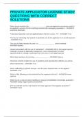 PRIVATE PESTICIDE APPLICATOR LICENSE EXAMS BUNDLE PACK&excl;&excl; LATEST UPDATE