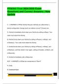 PRM392 Final 2024&sol;2025 Exam  Questions and Correct Answers &vert; New  Update