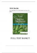 Test Bank - for Krause and Mahan&rsquo;s Food and the Nutrition Care Process&comma; 16th Edition by Janice L Raymond&comma; All Chapters 1-45 &vert; Complete Guide A&plus;