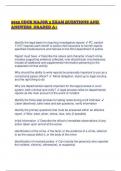  2025 CDCR MAJOR 3 EXAM QUESTIONS AND ANSWERS  GRADED A&plus;
