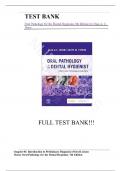 Test Bank For Oral Pathology for the Dental Hygienist 8th Edition by Olga A&period; C&period; Ibsen&vert;&vert;ISBN 978-0323764032&vert;&vert;All Chapters&vert;&vert;Complete Guide A&plus;