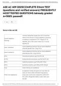 ASE AC 609 2025&vert;COMPLETE EXAM TEST &lpar;questions and verified answers&rpar; FREQUENTLY MOST TESTED QUESTIONS &vert;already graded A&plus;&vert;100&percnt; passed&excl;&excl;