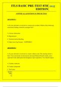  ITLS BASIC PRE-TEST 8TH EDITION QUESTIONS AND ANSWERS 2025