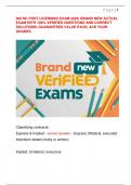 302 NC POST LICENSING EXAM 2025&vert; BRAND NEW ACTUAL  EXAM WITH 100&percnt; VERIFIED QUESTIONS AND CORRECT  SOLUTIONS&vert; GUARANTEED VALUE PACK&vert; ACE YOUR  GRADES&period;  