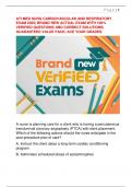 ATI MED SURG CARDIOVASCULAR AND RESPIRATORY  EXAM 2025&vert; BRAND NEW ACTUAL EXAM WITH 100&percnt;  VERIFIED QUESTIONS AND CORRECT SOLUTIONS&vert;  GUARANTEED VALUE PACK&vert; ACE YOUR GRADES&period;  