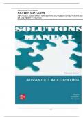 SOLUTIONS MANUAL for Advanced Accounting&comma; 15th Edition by Joe Ben Hoyle&comma; Schaefer and Doupnik &vert; Complete 19 Chapters
