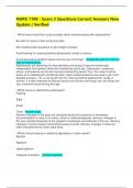 NURS 1100 - Exam 3 Questions Correct Answers New Update &vert; Verified
