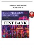 Test Bank for Technology in Action&comma; 18th Edition by Evans &lpar;Ch 1 &ndash; 13&rpar; &ndash; Downloadable PDF