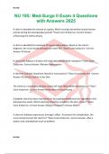   Galen College Of Nursing NUR 185 Exam 1&comma;2&comma;3&comma; AND 4 Study Questions and Answers 2025 Graded A