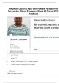 I Human Case 56 Year Old Female Reason For Encounter&colon; Blood Pressure Recheck Week &num;7&colon;Class 6512