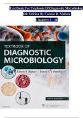 TEST BANK FOR TEXTBOOK OF DIAGNOSTIC MICROBIOLOGY 6TH EDITION BY CONNIE R&period; MAHON