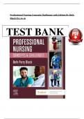 TEST BANK For Professional Nursing Concepts and Challenges&comma; 10th Edition&comma; Beth Black PhD&comma; RN&comma; FAAN&vert; Verified Chapter's 1 - 16 &vert; Complete