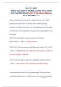 SOLVED 2025&excl;&excl;&excl; TEXAS REAL ESTATE BROKERAGE SAE FINAL EXAM AND PRACTICE EXAM&sol;ACTUAL 500&plus; EXAM QS&As&vert;A&plus; GRADE GUARANTEE