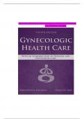 Gynecologic Health Care&colon; With an Introduction to Prenatal and Postpartum Care 4th Edition by Schuiling TEST BANK