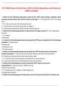 PCT NHA Exam Test Review &lpar;2025&sol;2026&rpar; Questions and Answers  100&percnt; Verified