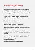 Psyc 435 Exam 1 with answers&period;
