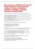 BIOL 230 Exam 2 NEWEST 2025 ACTUAL EXAM COMPLETE QUESTIONS AND CORRECT DETAILED ANSWERS &lpar;VERIFIED ANSWERS&rpar; &vert;ALREADY GRADED A&plus;&vert;&vert;BRAND NEW&excl;&excl;