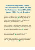 ATI Pharmacology Made Easy 5&period;0 Exams PACKAGE DEAL&vert; BUNDLE contains the Latest  Gastrointestinal System&comma; Neurological System&comma;  Infection&comma; Musculoskeletal System&comma;  Cardiovascular System&comma; Endocrine System&comma; Hematologic&comma; Respiratory&comma; Immune System&comma; Pain and In