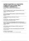 NAPSR CHAPTER 2 & 3 QUIZ WITH COMPLETE SOLUTIONS 100&percnt; CORRECT &lpar;GRADED A&plus;&rpar;