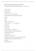 TOM 301 Chapter 8 Test Questions with Correct Answers Latest 2025