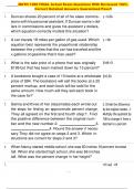 MATH 1280 FINAL Actual Exam Questions With Reviewed 100&percnt;  Correct Detailed Answers Guaranteed Pass&excl;&excl;