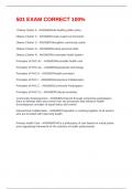 501 EXAM CORRECT 100&percnt;