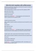 WGU D115 Unit 4 questions with verified answers&period;
