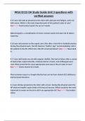 WGU D115 OA Study Guide Unit 3 questions with verified answers&period;
