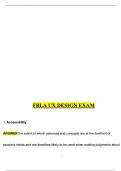 FBLA UX Design Exam Questions with Correct Answers