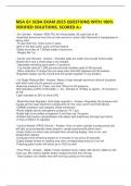 MSA G1 SCBA EXAM 2025 QUESTIONS WITH 100&percnt; VERIFIED SOLUTIONS&comma; SCORED A&plus; 