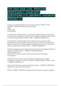 TOP 2025-2026 CIVIL PROCESS  PROFICIENCY EXAM WITH  QUESTIONS & ELABORATE ANSWERS  GRADED A&plus; 