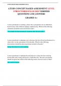 ATI RN CONCEPT BASED ASSESSMENT LEVEL  3 PROCTORED EXAM 2025 VERIFIED  QUESTIONS AND ANSWERS   GRADED A&plus;