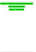 Test Bank for Rosdahl's Textbook of Basic Nursing &lpar;12th Edition&comma; 2025&rpar; by Caroline Rosdahl